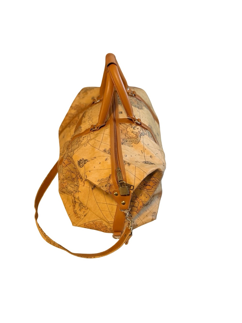 Vintage Euro Pac World Map Travel Bag Duffle Bag - Picture 5 of 12